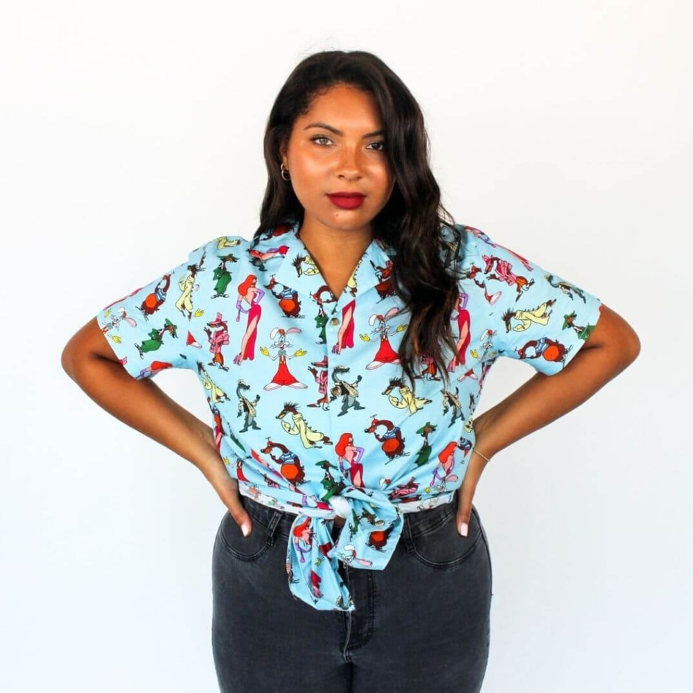 Cakeworthy Roger Rabbit Camp Shirt